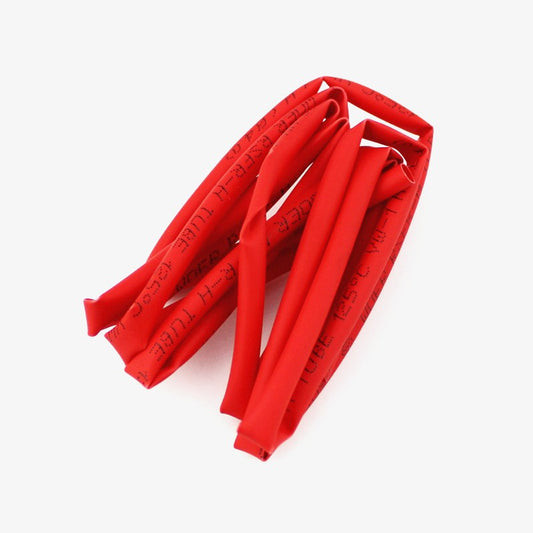 Heat Shrink PVC Sleeve Tube  - 4mm Diameter - Red - 1 meter