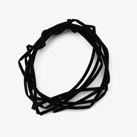 Heat Shrink PVC Sleeve Tube - 1mm Diameter - Black - 1 meter