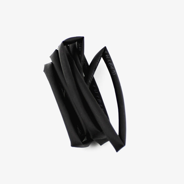 Heat Shrink Sleeve Tube - 4mm Diameter - Black - 1 meter
