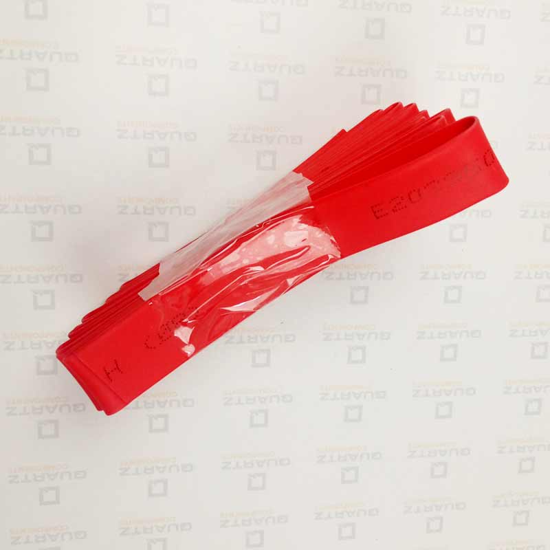 Heat Shrink Sleeve Tube Flat - 9mm Diameter - Red - 1 meter
