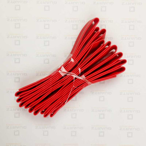 Heat Shrink Sleeve Tube Flat - 9mm Diameter - Red - 1 meter