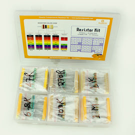 resistor mega combo kit (50 values, 20 each - 1000 resistors)