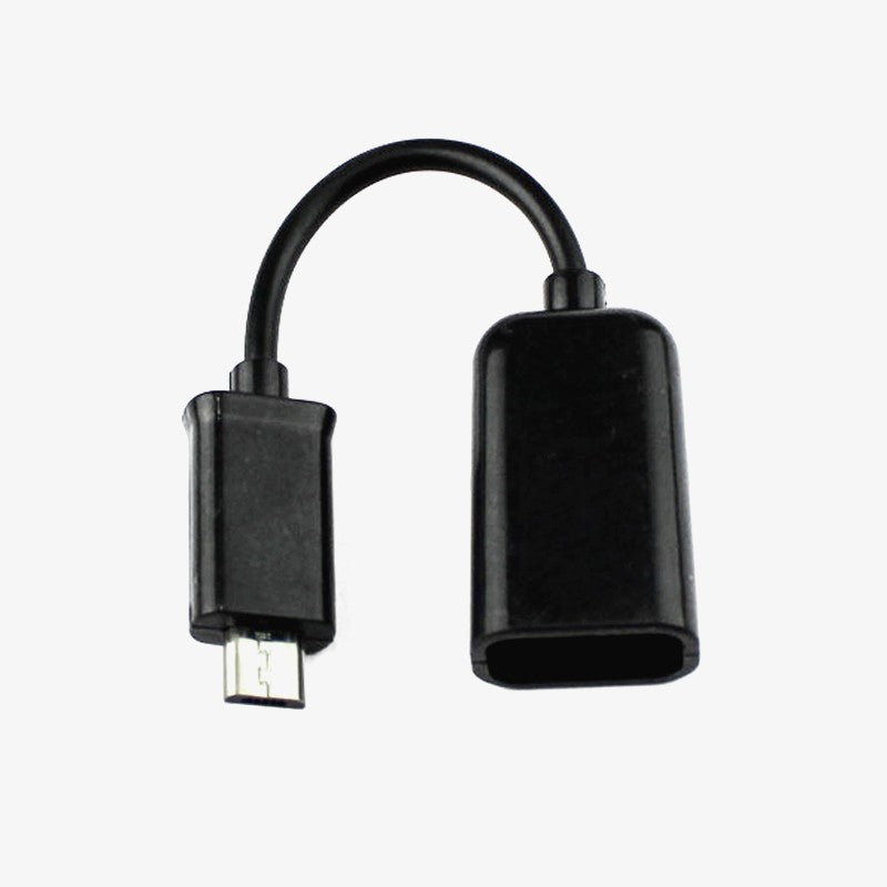 Micro USB Male to USB-A Female Adapter for Raspberry Pi