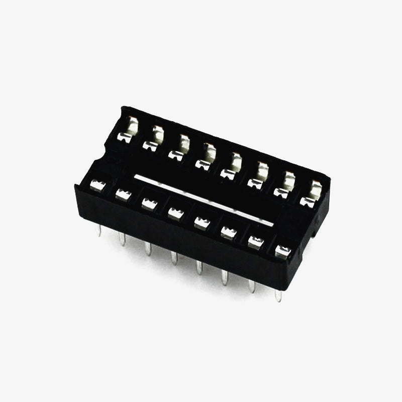 16 Pin Base Buy 16 Pin DIP IC Base/Socket Online – QuartzComponents