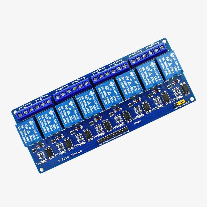 8 Channel 5V Relay Module with Optocoupler