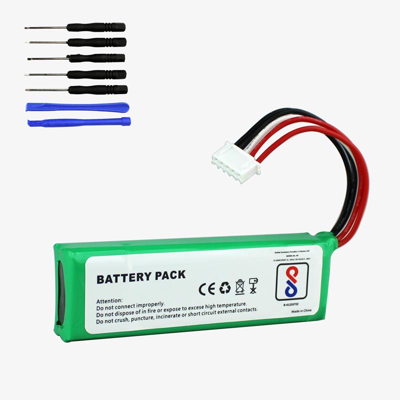 WATTNINE JBL Charge 3 Battery Replacement Kit  - 3.7V 6200mAh High Quality Lipo battery with tools for Home Replacement