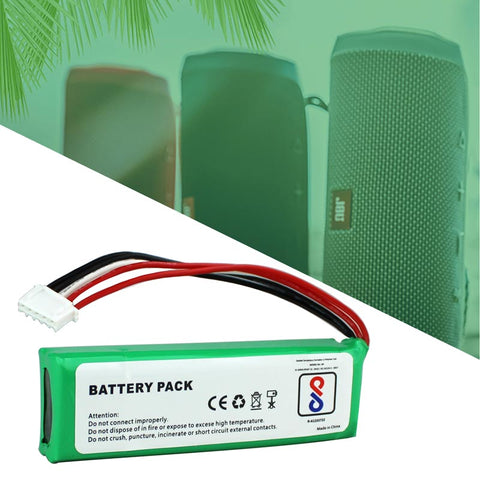 WATTNINE JBL Charge 3 Battery Replacement Kit  - 3.7V 6200mAh High Quality Lipo battery with tools for Home Replacement
