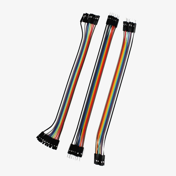 Jumper Wire Combo - Male to Male, Male to Female and Female to Female Breadboard Connecting Wires (10 Qty Each)