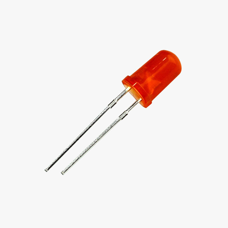 5mm LED - Orange Color – QuartzComponents