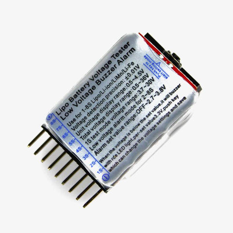 Lithium Battery Voltage Tester for Lipo and NMC Battery Packs