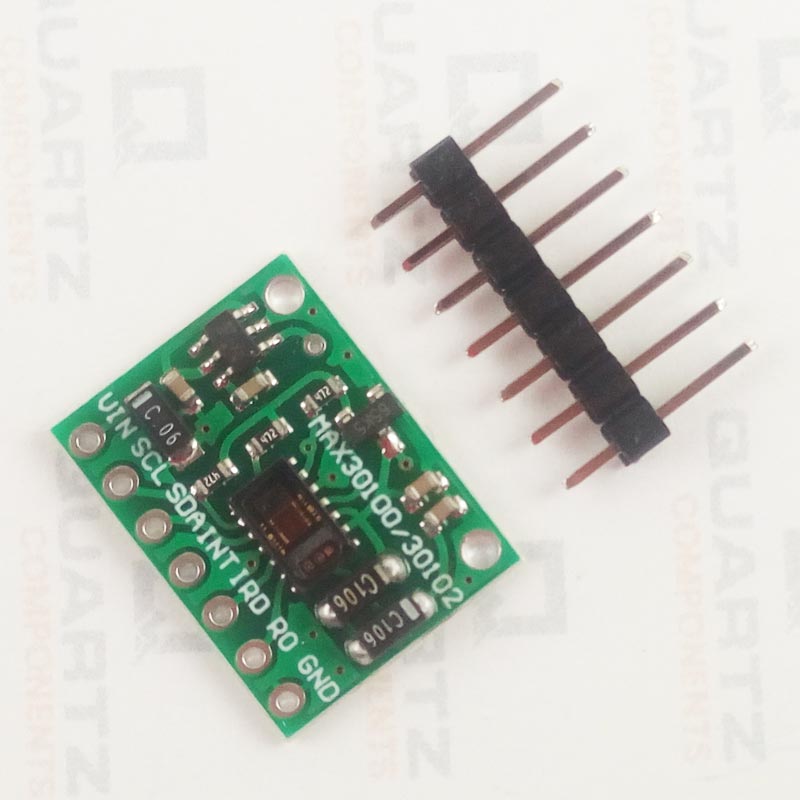 MAX30100/30102 Heart Rate Oxygen Pulse Sensor – QuartzComponents