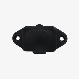 3 Pin Male Connector / IEC Screw Panel Mount Power Socket with Plastic Cover