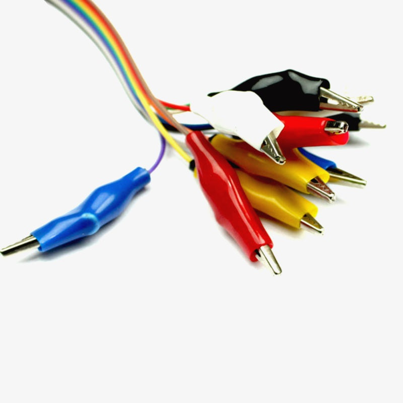 Male Jumper Wires with Alligator Clips