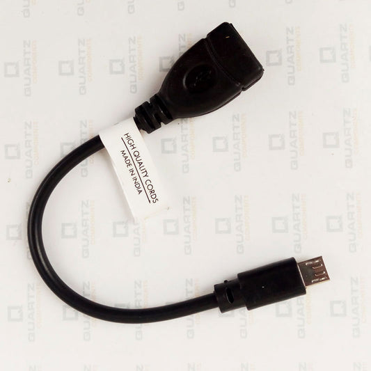 Micro USB Male to USB-A Female Adapter for Raspberry Pi