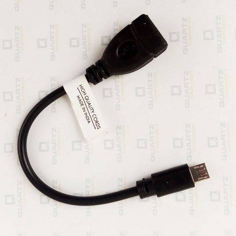 Micro USB Male to USB-A Female Adapter for Raspberry Pi