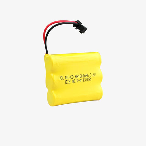 Ni-Cd AA 1600mAh 3.6v Cell Battery Pack
