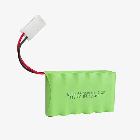Ni-Cd AA 3500mAh 7.2v Cell Battery Pack