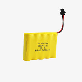 3500mAh 6v Ni-Cd AA Cell Battery Pack with SM Connector for Cordless Phone, Toys, Car, DIY Project Battery-picture-22