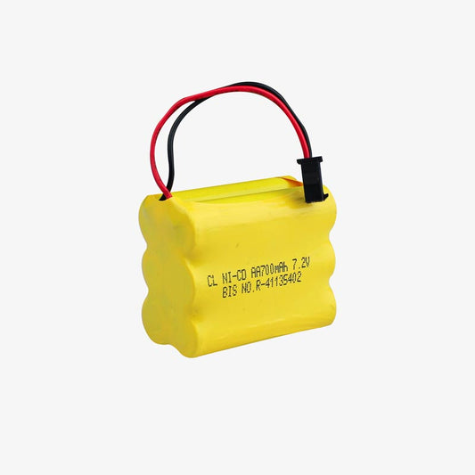 Ni-Cd AA 700mAh 7.2v Cell Battery Pack