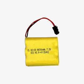 Ni-Cd AA 700mAh 7.2v Cell Battery Pack