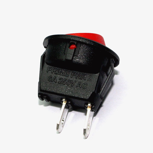 On-Off Round Rocker Switch - 6A 250V – QuartzComponents