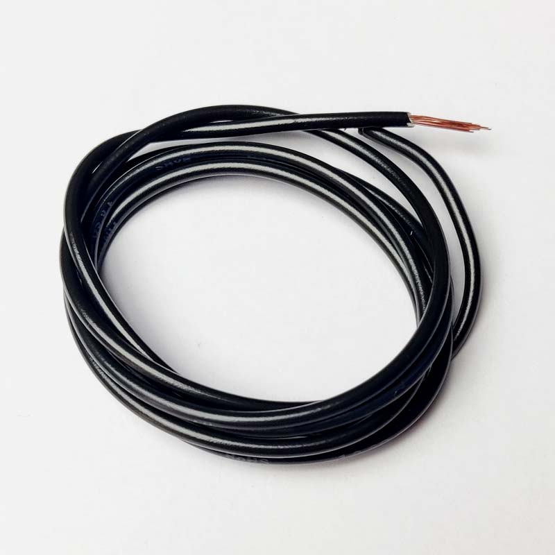 PVC Cable 1 sq mm Multi strand wire -1 Meter (Black)