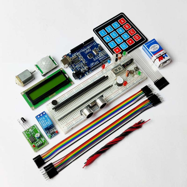 Professional Starter Kit with Uno, Sensors and Modules with Code and S ...