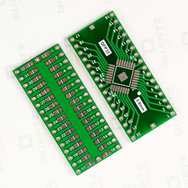 Kit de cartes de circuits imprimés cms, 30 pièces/lot, adaptateur tournant  vers DIP, plaque de conversion, FQFP 32 44 64 80 100 HTQFP QFN48 SOP tsop 8  16 24 28