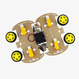 Longer Version of 4WD Double Layer Smart Car Robot Chassis - DIY Kit