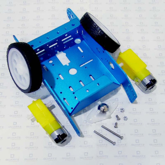 2WD Aluminum Smart Robot Car Chassis Kit DIY