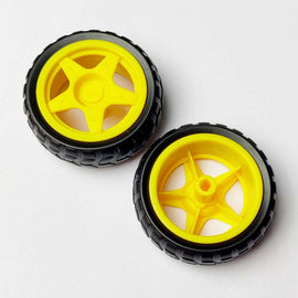 Robot Wheel 65mm for DC Geared Motor (Pack of 2)-picture-39