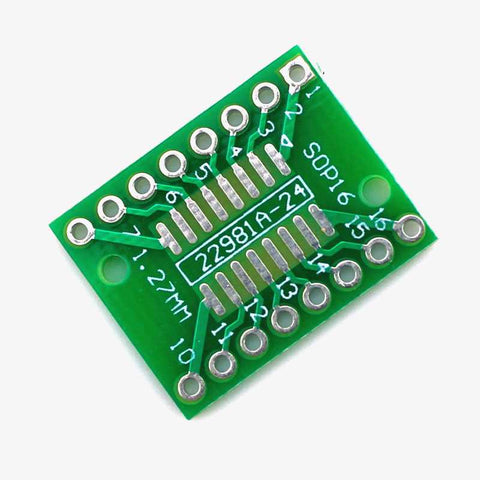 SOP16 DIP Adapter Converter PCB 