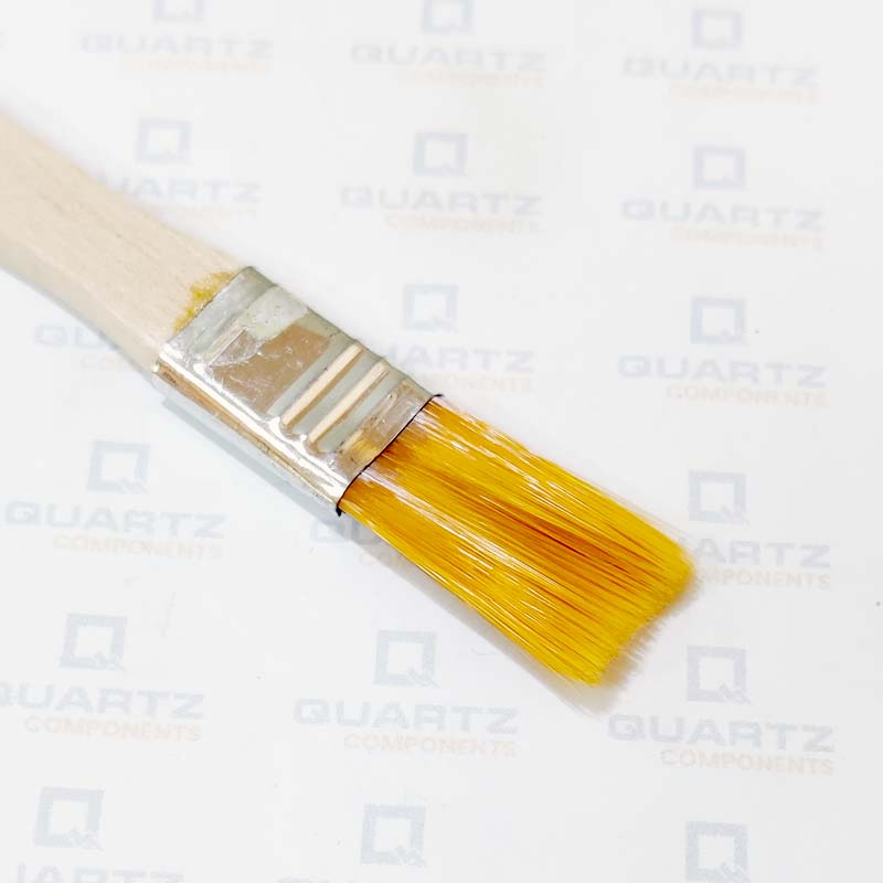 Small Wooden Cleaning Brush with non-conductive threads