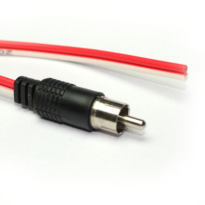 RCA Male Plug Connector with Cable