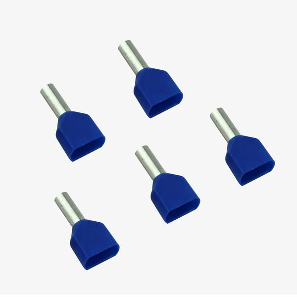 2.5 sqmm Twin Insulated Terminal Ferrule End Lug (Pack of 5) Crimp Wir ...