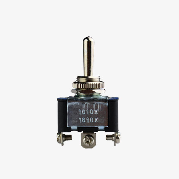Toggle Switch 10A SPDT CENTER OFF 125VDC and 250VAC - CALONIX Panel Mount Switch