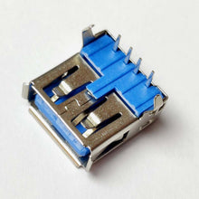 Load image into Gallery viewer, USB Type-A Female Connector (Blue)
