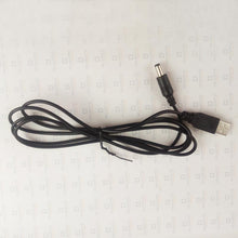 Load image into Gallery viewer, USB to DC 5.5 x2.1mm Wire Connector Power Cable