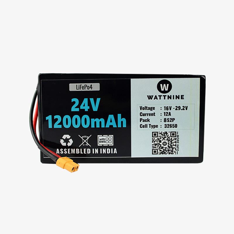 25.6V 12Ah Lithium LFP Battery Pack