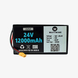 24V 12Ah LiFePo4 Battery with Warranty