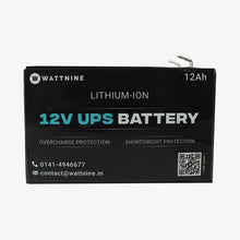 Load image into Gallery viewer, Wattnine 12v UPS Battery
