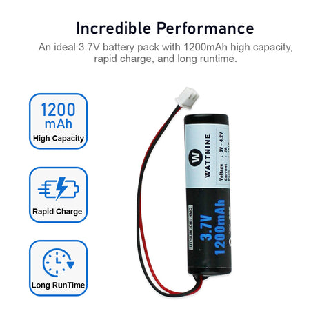 3.7V 1200mAh Lithium Battery
