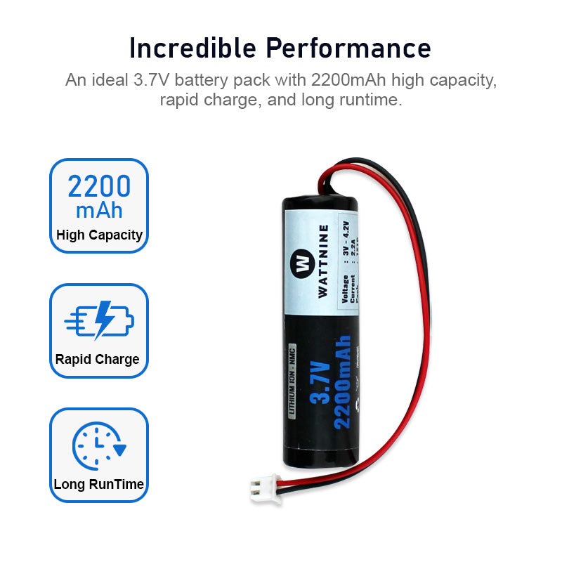 3.7V 2200mah Lithium Battery