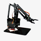 DIY Robotic Arm - Acrylic DIY Kit with Nuts, Bolts and Full Assembly guide (Without Servo)